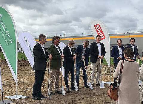 The go-ahead for the largest and most modern central warehouse for medical products was given in 2020.