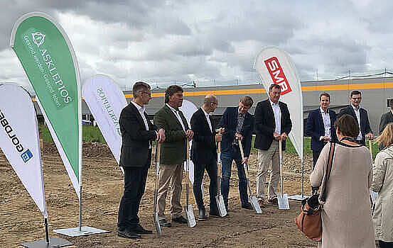 Baubeginn neues Zentrallager für Asklepios